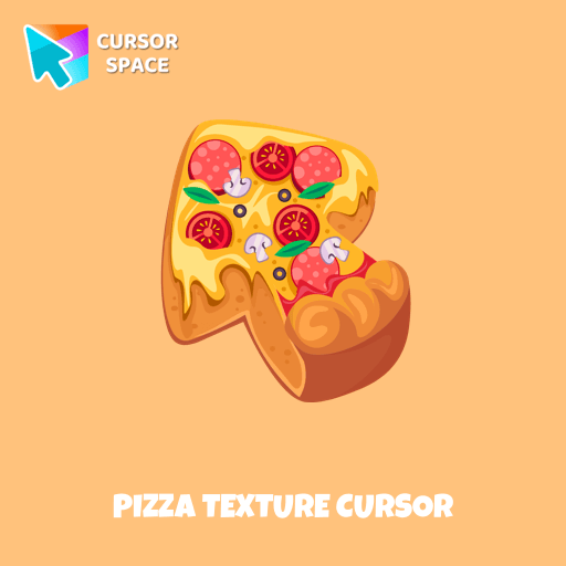 Pizza Texture cursor arrow cursor